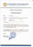 buy degree from the Jaamacada Hargeysa