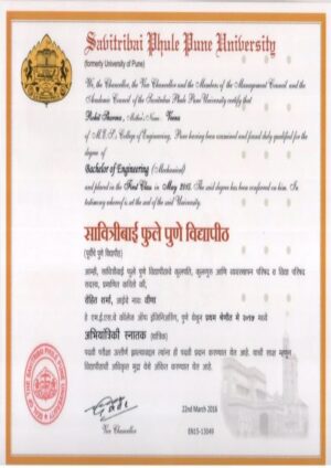 Buy college degree from The Savitribai Phule Pune University