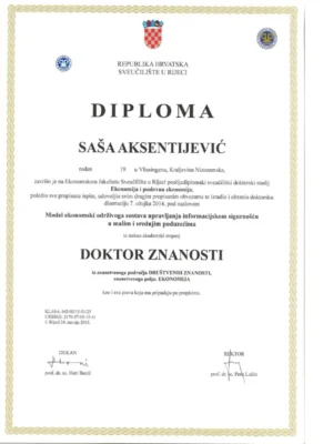 Buy college degree from The Sveucilište u Rijeci