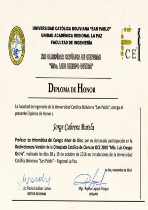 Buy Degree From the Universidad Católica Boliviana