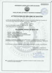 buy degree from the Université Cheikh Anta Diop