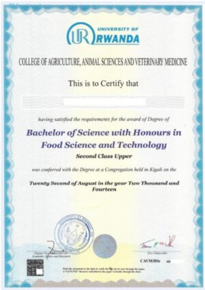 buy degree from the Université Libre de Kigali