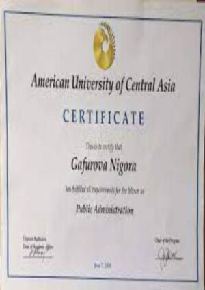 Buy Degree From the University of Central Asia
