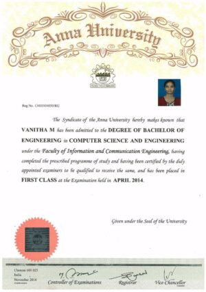 Buy college degree from The Anna University