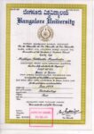 Buy college degree from The Bangalore University