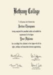 Buy college degree from the Bethany College