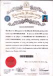 Buy college degree from The Bharath Institute of Higher Education and Research