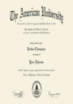 Buy college degree from The American University