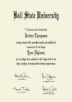 Buy college degree from The Ball State University
