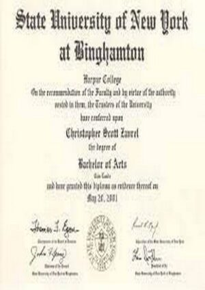 Buy college degree from The Binghamton University, State University of New York