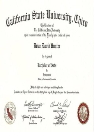 Buy college degree from The California State University, Chico