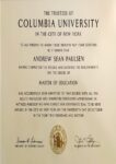 Buy college degree from The Columbia University in the City of New York