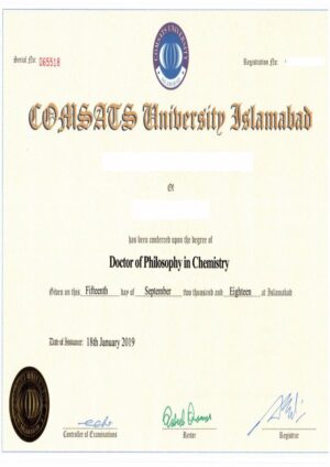 Buy college degree from the COMSATS Institute of Information Technology