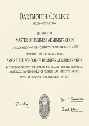Buy college degree from The Dartmouth College