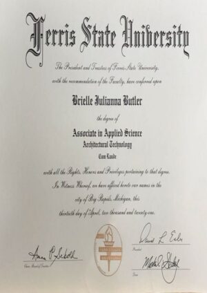 Buy college degree from The Ferris State University