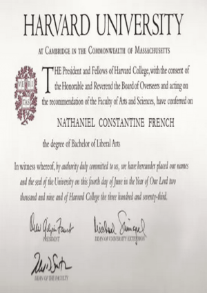 Buy college degree from The Harvard University