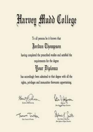 Buy college degree from The Harvey Mudd College