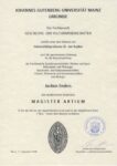 Buy college degree from the Johannes Gutenberg-Universität Mainz