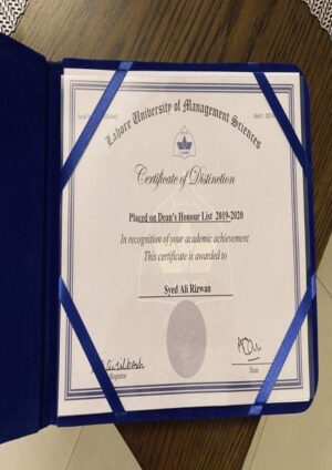 Buy college degree from the Lahore University of Management Sciences