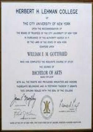 Buy college degree from The Lehman College, CUNY