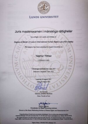 Buy college degree from the Lunds Universitet