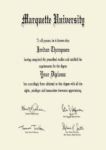 Buy college degree from The Marquette University