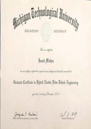 Buy college degree from The Michigan Technological University