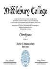 Buy college degree from The Middlebury College