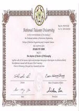 Buy college degree from the National Taiwan University