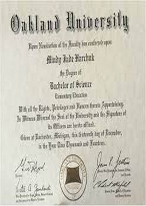 Buy college degree from The Oakland University