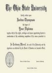 Buy college degree from The Ohio State University