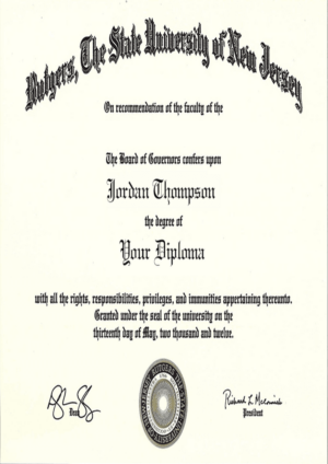 Buy college degree from The Rutgers, The State University of New Jersey