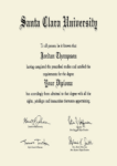 Buy college degree from The Santa Clara University