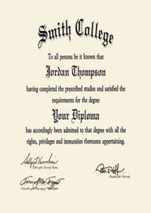 Buy college degree from The Smith College