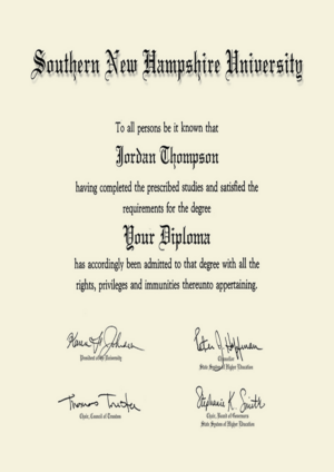 Buy college degree from The Southern New Hampshire University