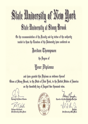 Buy college degree from The Stony Brook University