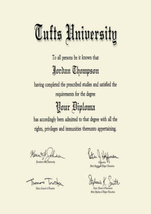 Buy college degree from The Tufts University