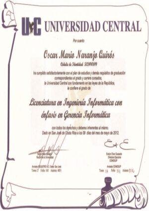 Buy college degree from The Universidad Nacional