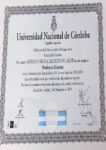 Buy college degree from the Universidad Nacional de Córdoba