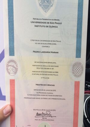 Buy college degree from the Universidade de São Paulo