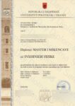 Buy college degree from the Universiteti Politeknik i Tiranës