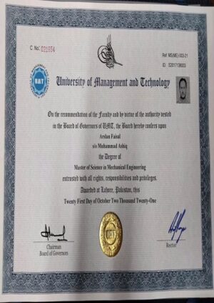Buy college degree from the University of Management and Technology
