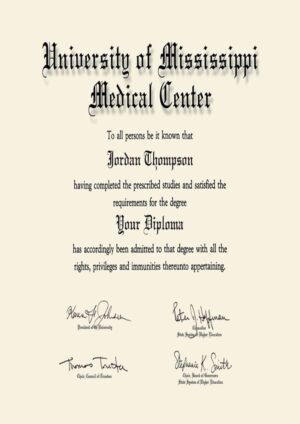 Buy college degree from The University of Mississippi