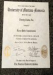 Buy college degree from The University of Montana