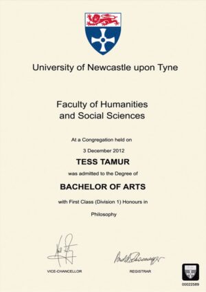 Buy college degree from The University of Newcastle