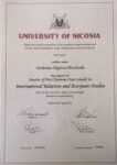 Buy college degree from The University of Nicosia