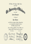Buy college degree from The University of Oklahoma
