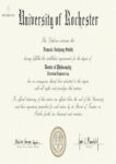 Buy college degree from The University of Rochester