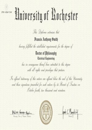 Buy college degree from The University of Rochester