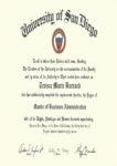 Buy college degree from The University of San Diego